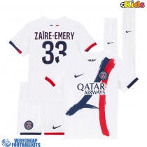 Paris Saint-Germain Warren Zaire-Emery #33 Replica Away Minikit 2025-26 Short Sleeve (+ pants)